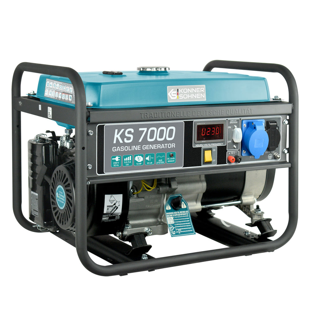 Könner & Söhnen KS 7000 benzine aggregaat 5,5 kW, foto 2