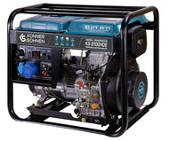 Könner & Söhnen KS 8100HDE (EURO V) diesel aggregaat 6,5 kW, foto 3