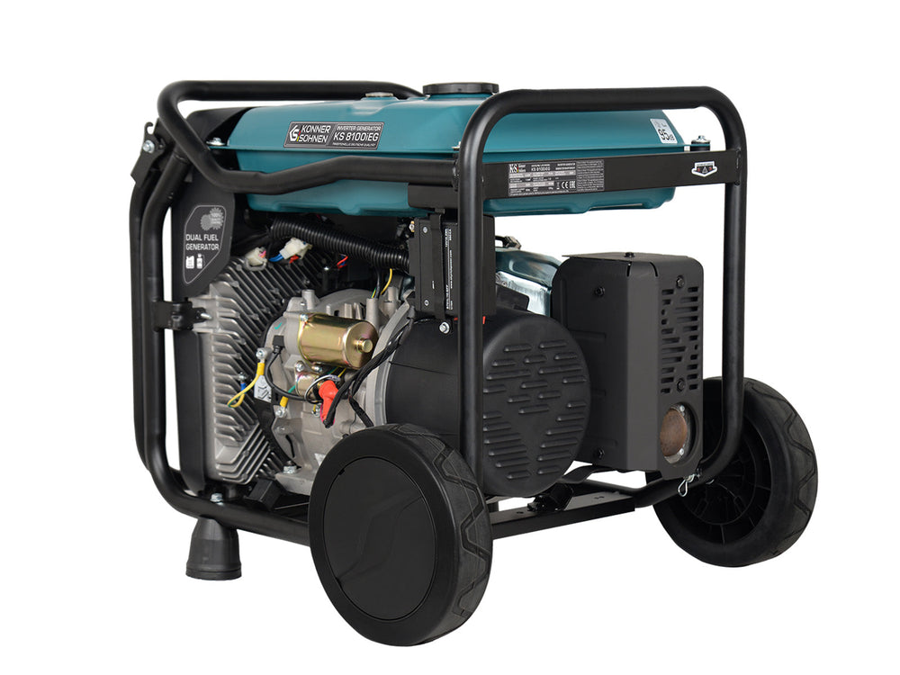 Könner & Söhnen KS 8100iEG inverter aggregaat op gas en benzine 8,5 kW, foto 9