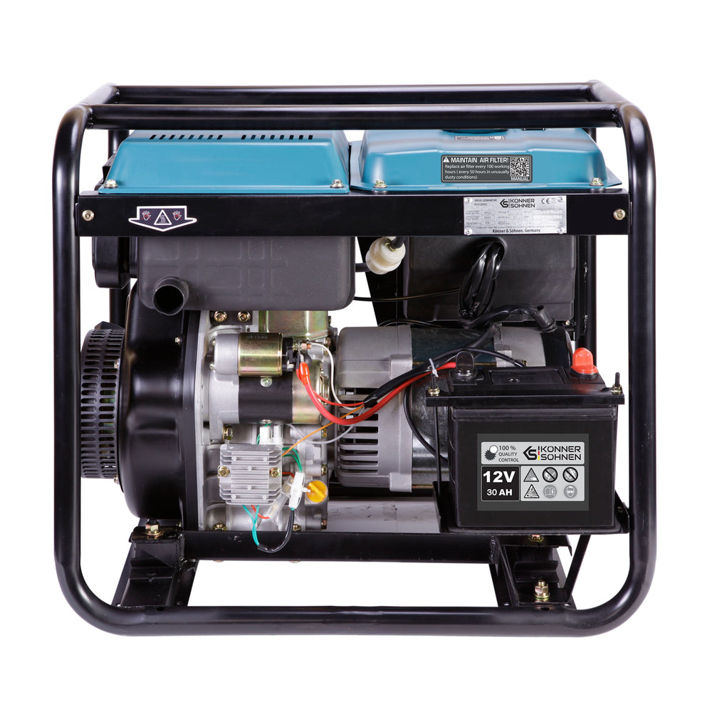 Könner & Söhnen KS 9100HDE-1/3 ATSR (EURO V) diesel aggregaat 6,5 kW, foto 4