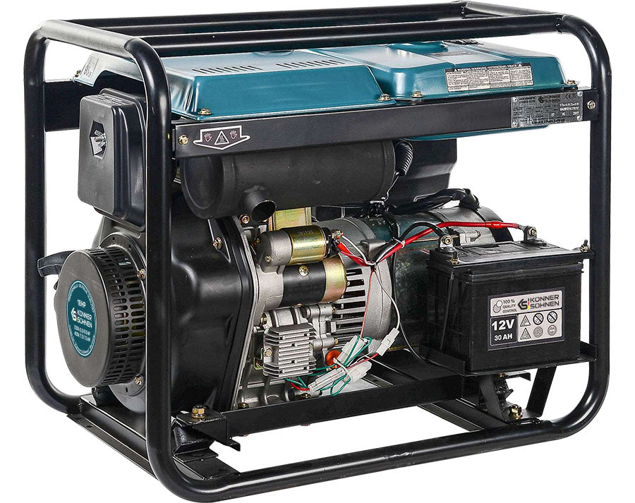 Könner & Söhnen KS 9100HDE-1/3 ATSR (EURO V) diesel aggregaat 6,5 kW, foto 5