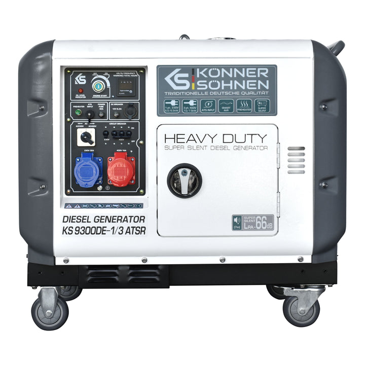 
  Könner & Söhnen KS 9300DE-1/3 ATSR (EURO V) diesel aggregaat 6,5 kW | Rabe - Artikelnummer KS 9300DE-1/3 ATSR
