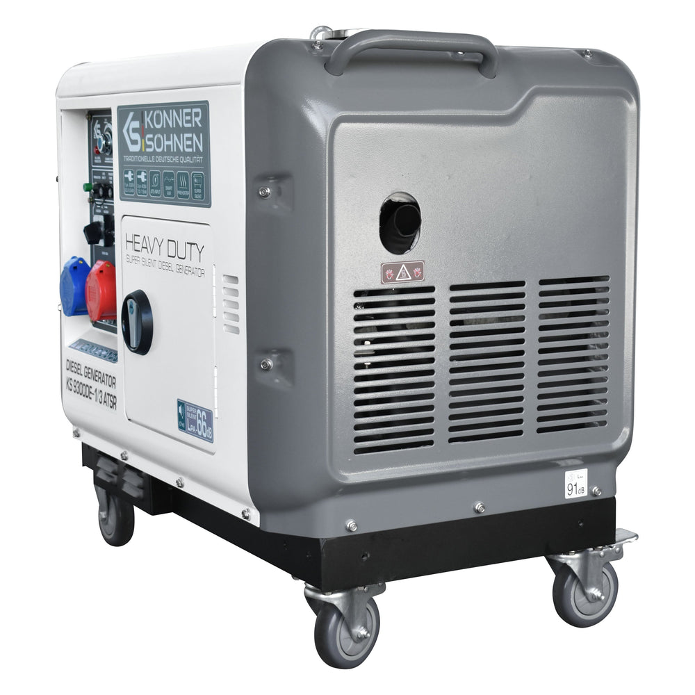 Könner & Söhnen KS 9300DE-1/3 ATSR (EURO V) diesel aggregaat 6,5 kW, foto 3