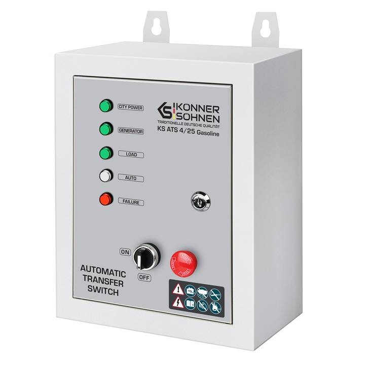 
  Könner & Söhnen KS ATS 4/25 Gasoline automatische omschakelaar (ATS) | Rabe - Artikelnummer KS ATS 4/25 Gasoline
