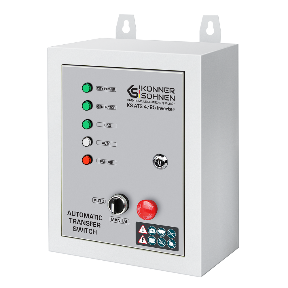 Könner & Söhnen KS ATS 4/25 Inverter automatische omschakelaar (ATS) | Rabe