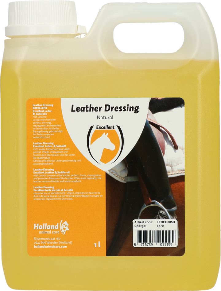 
  Excellent Leather Dressing Naturel 1 l - artikelnummer LEDEO005B
