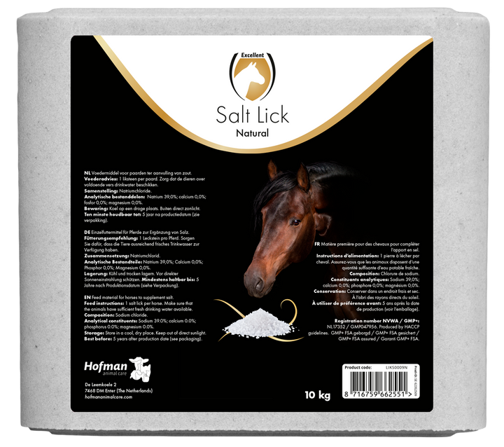 
  Excellent Horse Salt Lick Naturel 10 kg - artikelnummer LIKS0009N
