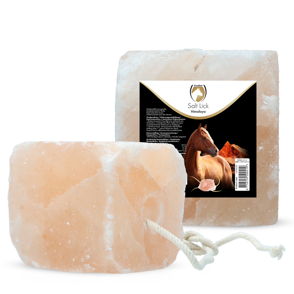 Excellent Horse Salt Lick Himalaya 2-3 kg (Met touw)