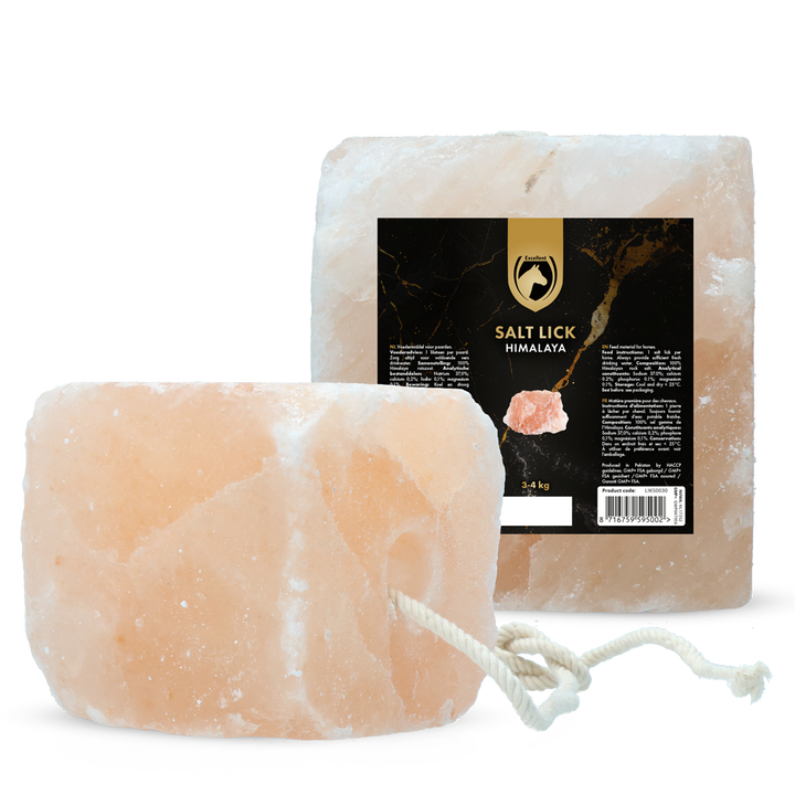 
  Excellent Horse Salt Lick Himalaya 3-4 kg (Met touw) - artikelnummer LIKS0030
