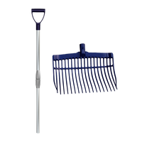 Mestvork met steel Blauw