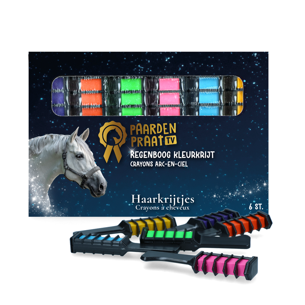 Paardenpraat Regenboog Kleurkrijt