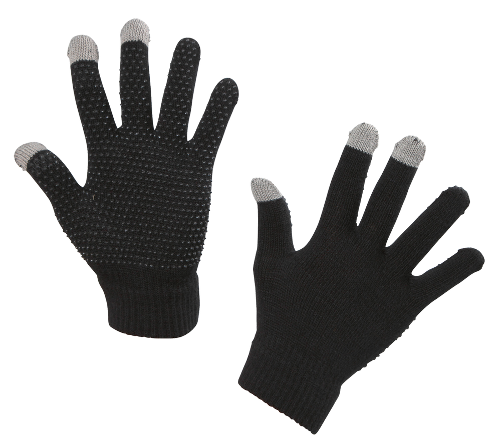 Rijhandschoen Magic Touch zwart 1size4all
