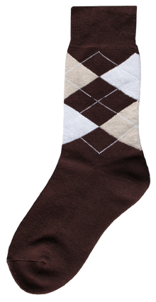 Reitersocke braun/beige/weiß 43-46