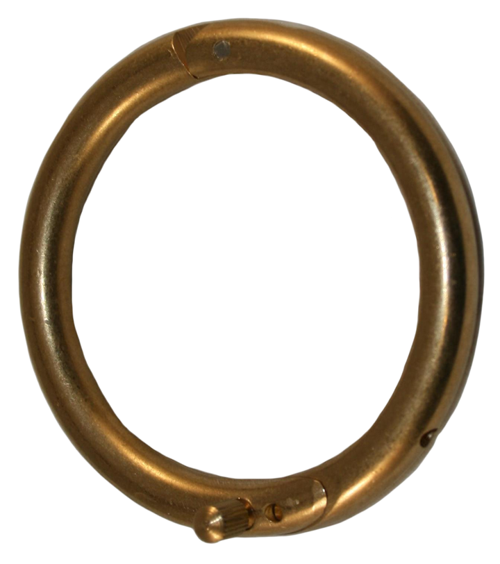 
  Stierring messing 61 mm + schroef - artikelnummer STIE0007
