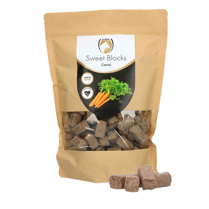 
  Excellent Horse Sweet Blocks Carrot 1 kg - artikelnummer SWEE0015
