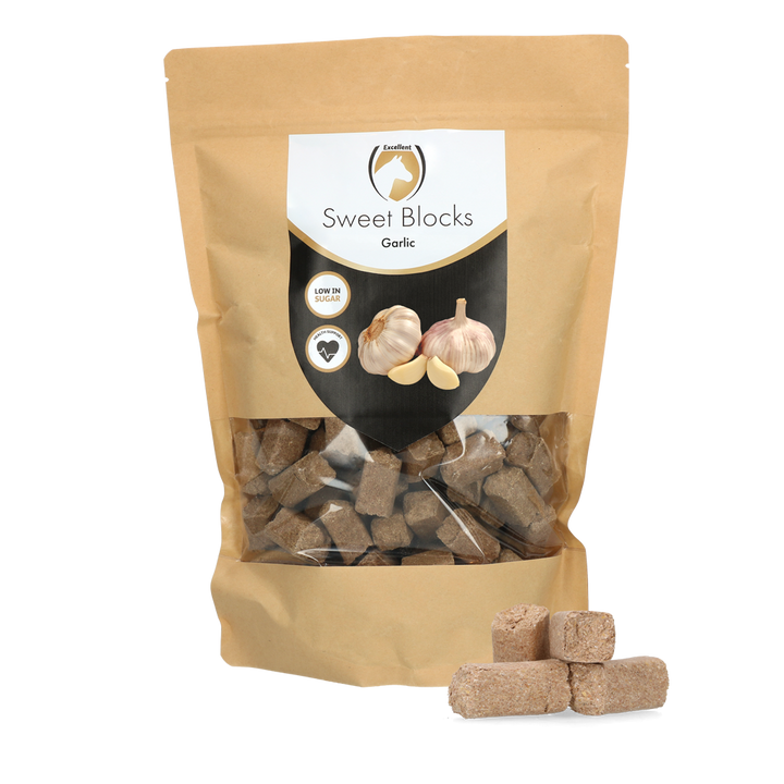 
  Excellent Horse Sweet Blocks Garlic 1 kg - artikelnummer SWEE0016
