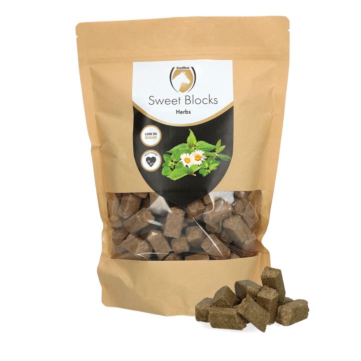 
  Excellent Horse Sweet Blocks Herbs 1 kg - artikelnummer SWEE0017
