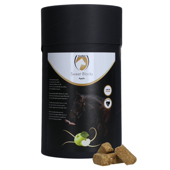 
  Excellent Horse Sweet Blocks Apple 3 kg - artikelnummer SWEE002
