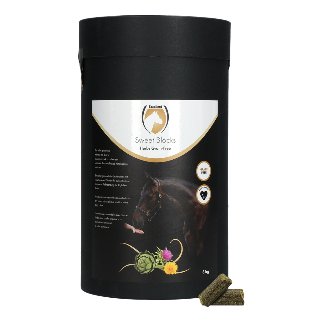 Excellent Horse Sweet Blocks Grain-Free Herbs 3 kg
