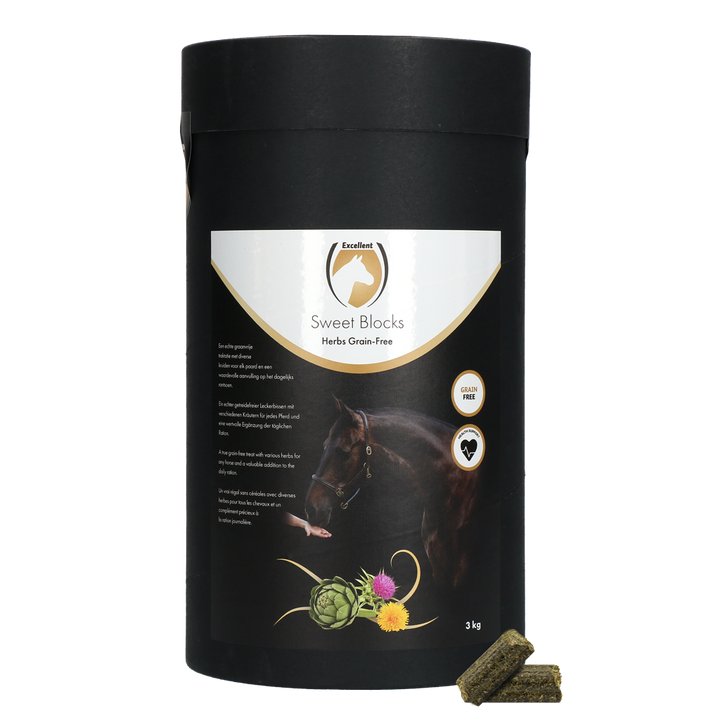 
  Excellent Horse Sweet Blocks Grain-Free Herbs 3 kg - artikelnummer SWEE007AA
