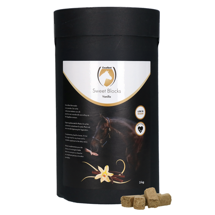 
  Excellent Horse Sweet Blocks Vanilla 3 kg - artikelnummer SWEE008
