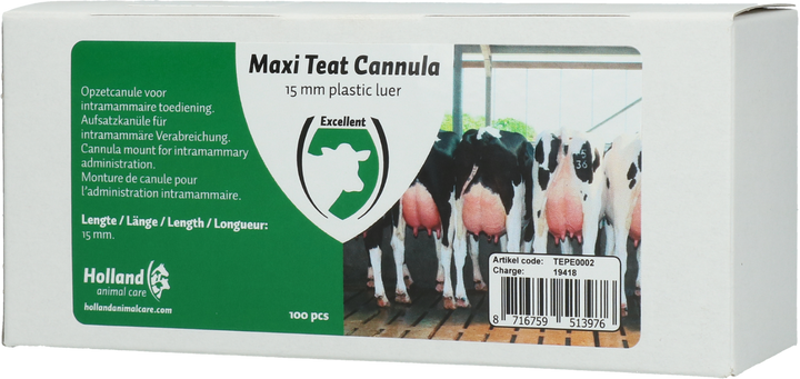 
  Excellent Maxi Tepelcanule 15 mm 100 st - artikelnummer TEPE0002
