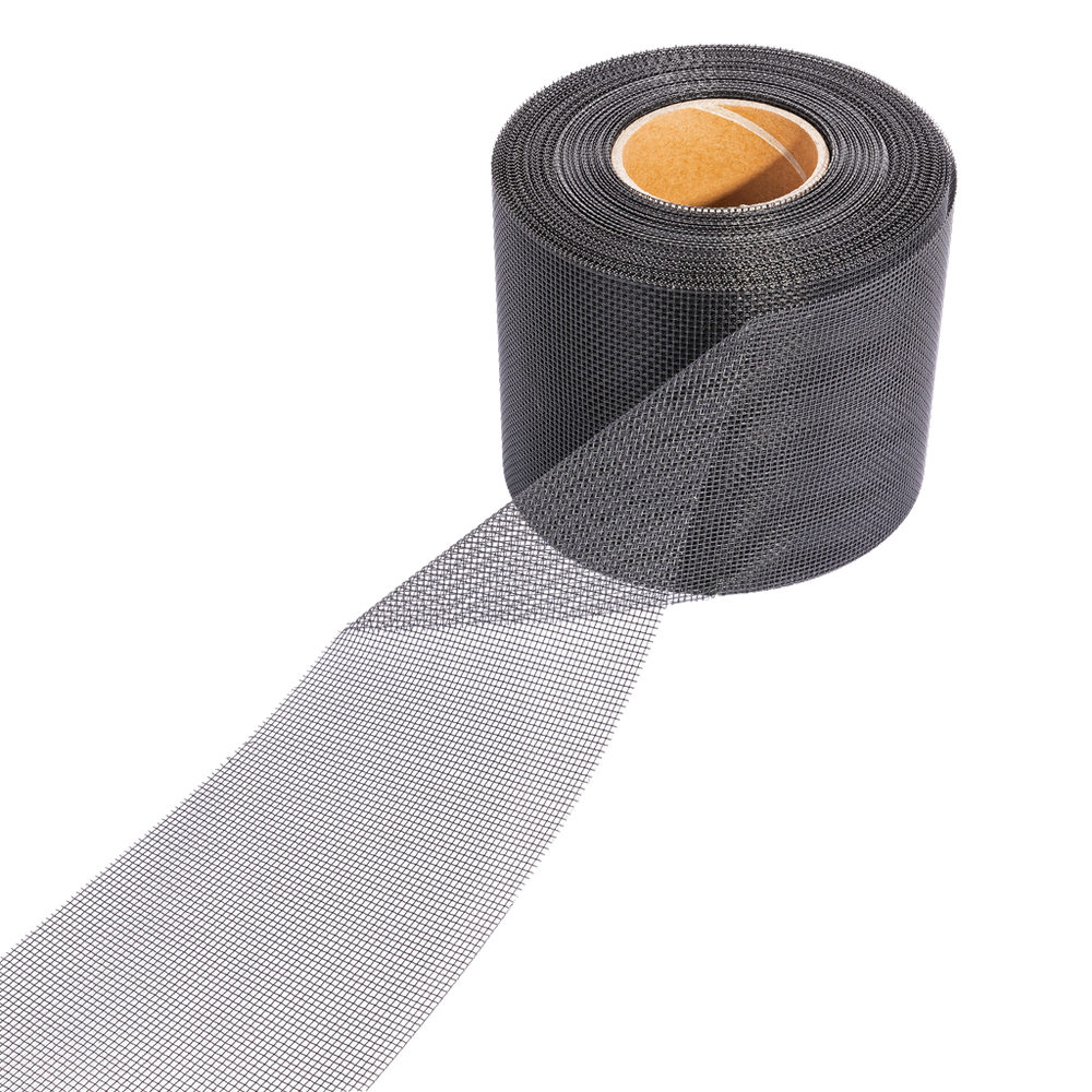 Ventilatieband RVS Zwart 30 m x 15 cm