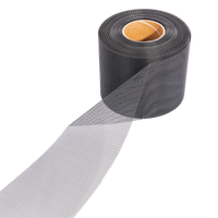 Ventilatieband RVS Zwart 30 m x 15 cm
