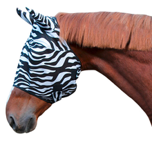 Fliegenschutzmaske Zebra Warmblutt Full