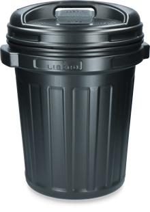 Voerton met draaisluiting 40 liter Black