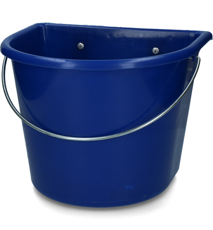 vPlast Voerbak met haken & hengsel 15 l