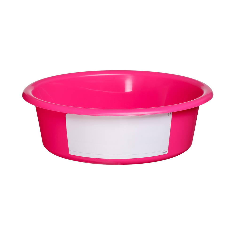 Voerbak 6 l (met label) Roze wit