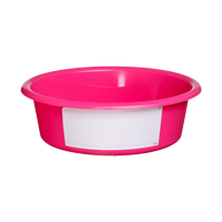 Voerbak 6 l (met label) Roze wit