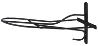 Zadelhouder metaal 54 cm Zwart