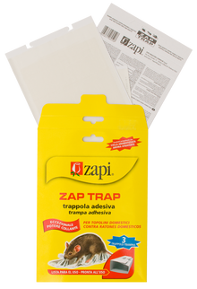 Zapi Zap Trap Leimfalle für Mäuse und Insekten 15x21 cm