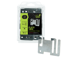 ZoneGuard Band Zaunug  Anfangs- Endplatte Edelstahl