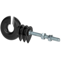 ZoneGuard Ringisolator zwart met moer (mdk)