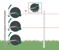 ZoneGuard Afrasteringshaspel met Tandwielaandrijving 3:1