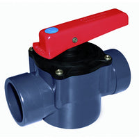 Afsluitklep 2-weg PVC-U 50-63 mm, PN6