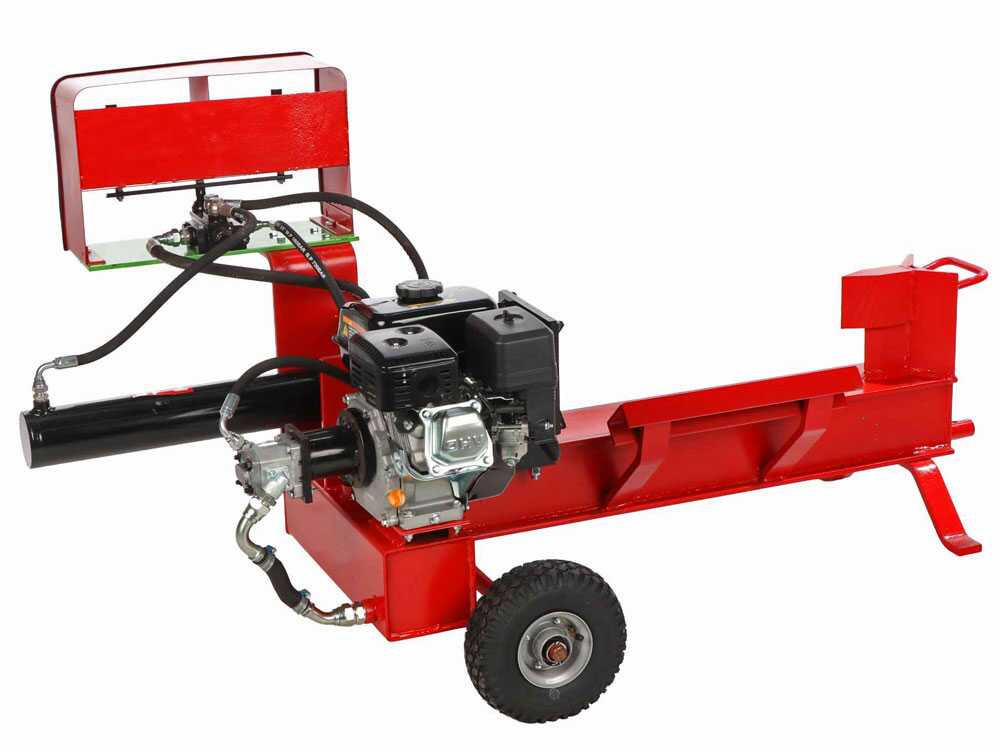 AgriEuro Premium 16T benzine houtklover, 16 ton, horizontaal, detail 2