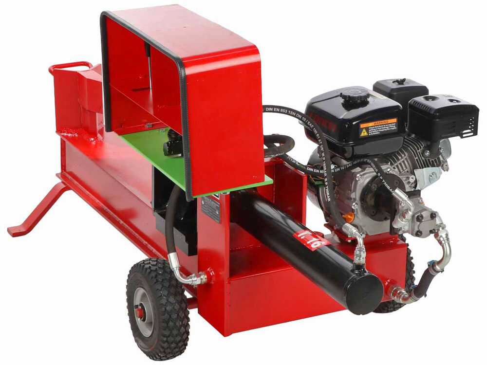AgriEuro Premium 16T benzine houtklover, 16 ton, horizontaal, detail 8