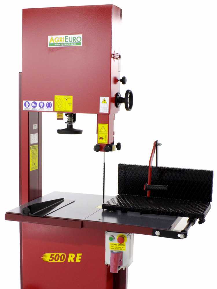 AgriEuro Premium 500 RE elektrische lintzaag voor brandhout, 400 V, detail 2