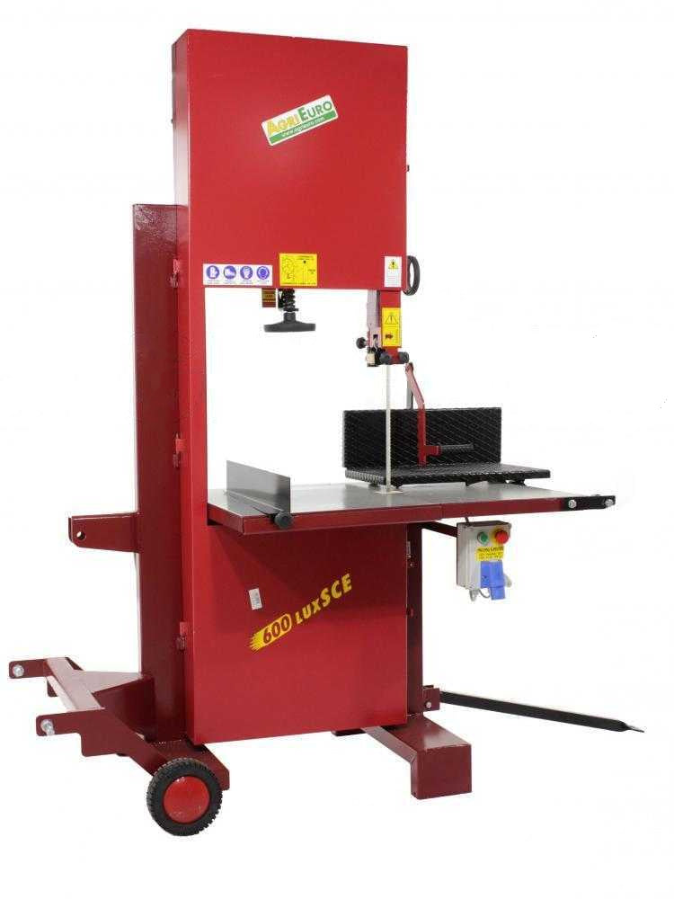 AgriEuro Premium 600 SCE LUX lintzaag voor brandhout, elektrisch en aftakas, detail 5