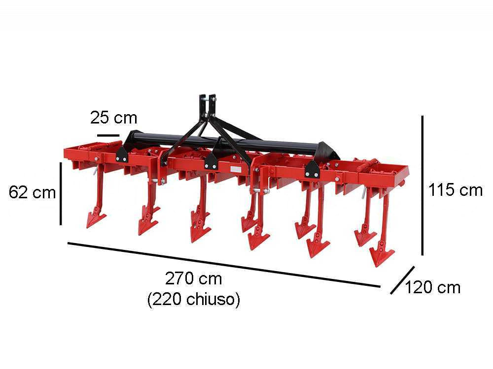 AgriEuro Premium CMPR11/9 cultivator 270 cm, detail 11