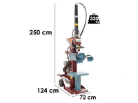 AgriEuro Premium SIE LUX elektrische houtklover, 15 ton, verticaal, detail 1
