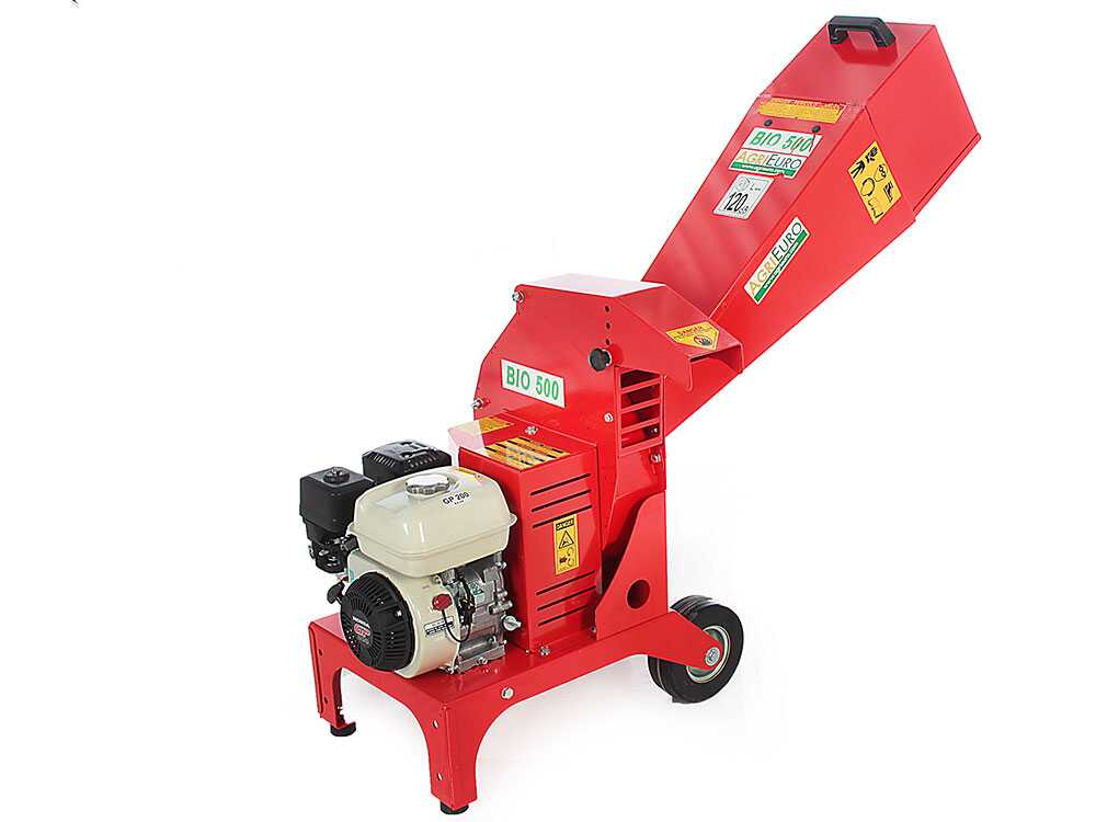 AgriEuro TOP-LINE BIO 500 benzine hakselaar, takken tot 50 mm, detail 10