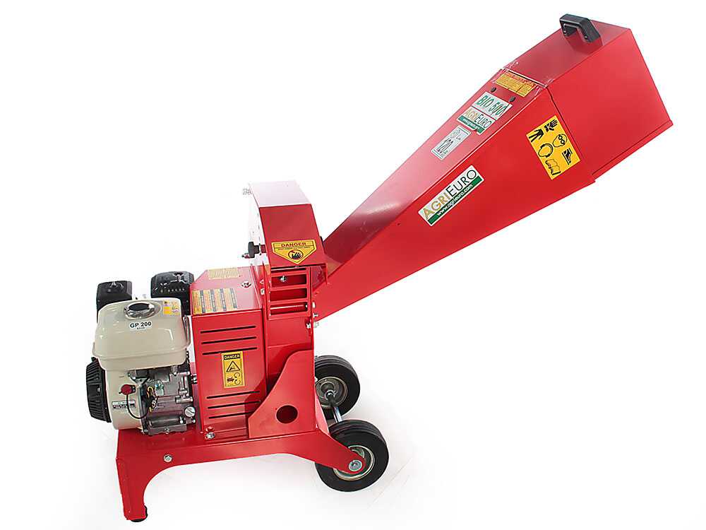 AgriEuro TOP-LINE BIO 500 benzine hakselaar, takken tot 50 mm, detail 1