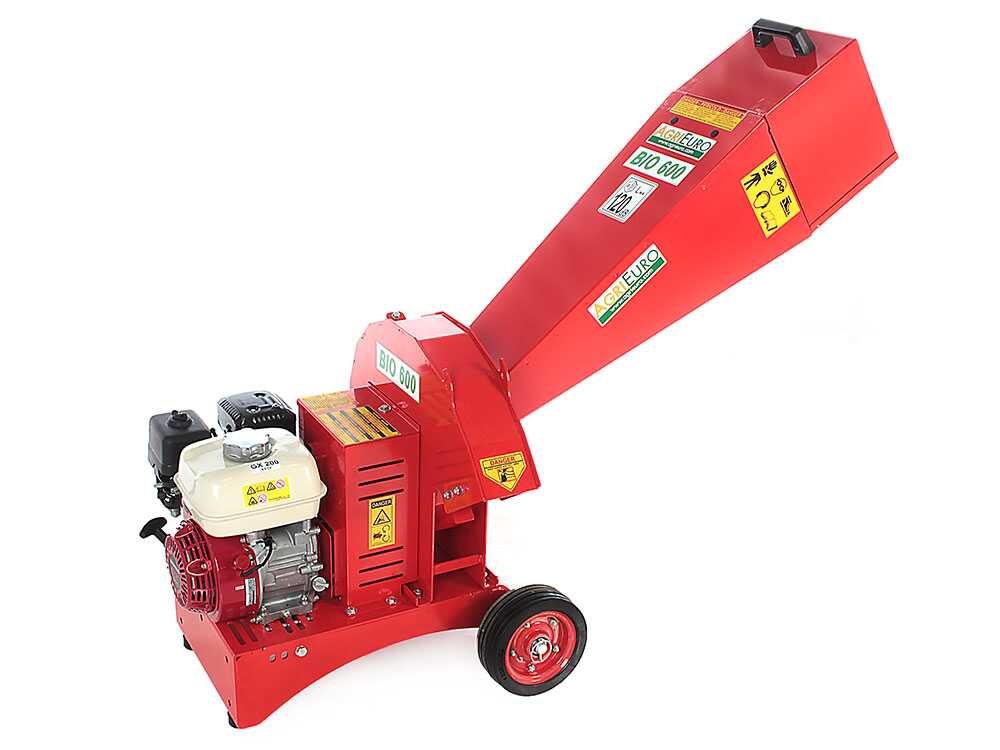 AgriEuro TOP-LINE BIO 600 benzine hakselaar, takken tot 60 mm, detail 10