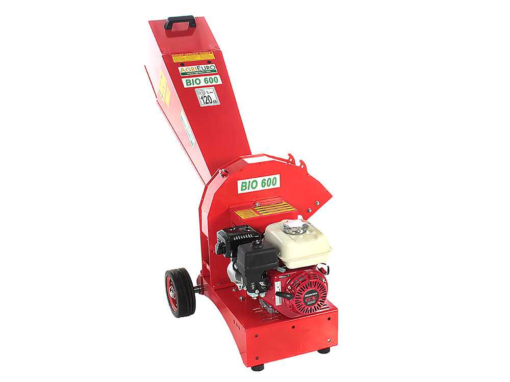 AgriEuro TOP-LINE BIO 600 benzine hakselaar, takken tot 60 mm, detail 1