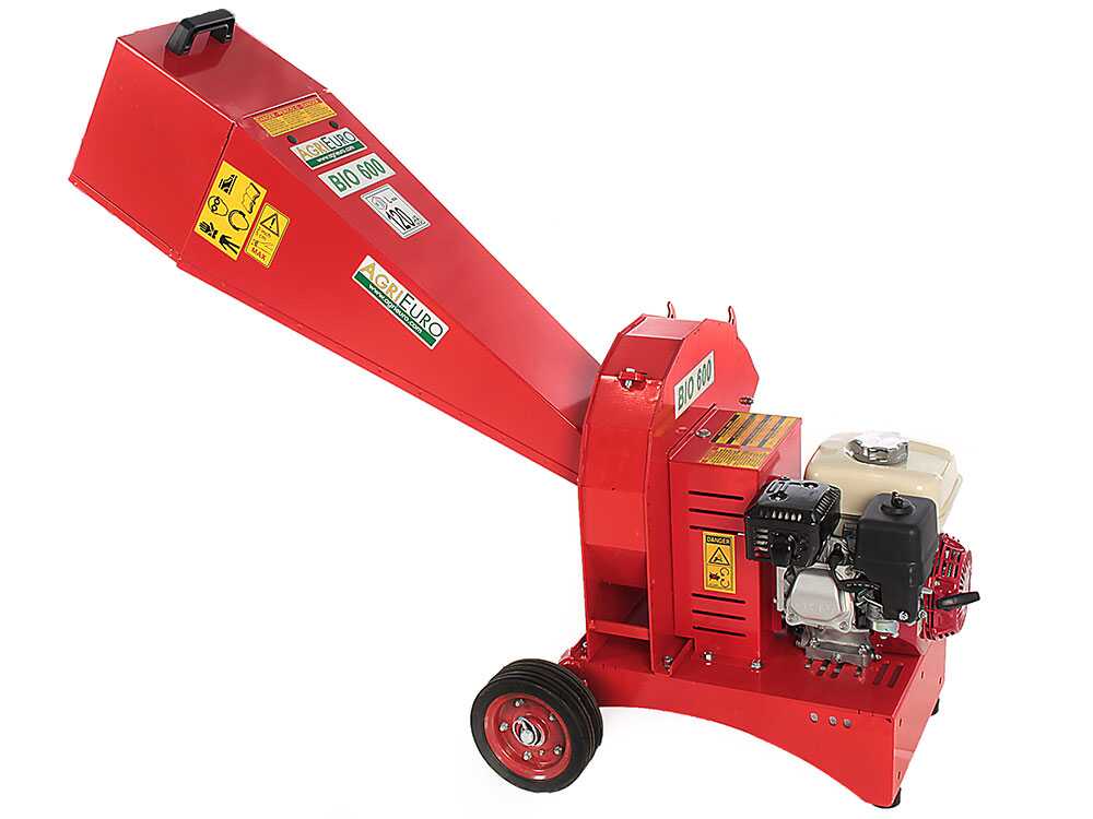 AgriEuro TOP-LINE BIO 600 benzine hakselaar, takken tot 60 mm, detail 4